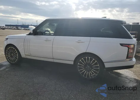 2017 Land Rover Range Rover Hse from USA, damaged, VIN SALGS2FV4HA374620